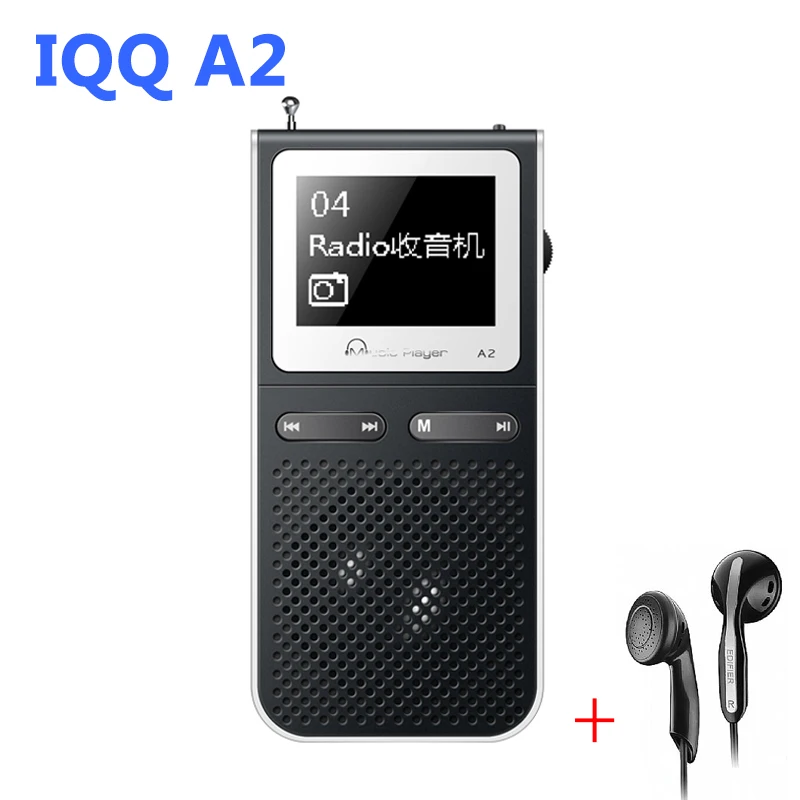 Hi Fi плеер со встроенным динамиком может играть 100 часов динамик IQQ A2 londspeaker mp 3 с