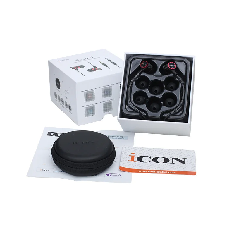 ICON Scan5 портативные профессиональные наушники вкладыши с монитором изоляцией