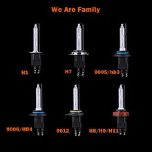 H1 H7 H11 9005 (HB) 9006 (HB4) 9012 (HIR2) D2H 5500 K 6500 K HID XENON 55 Вт светодиодные фары HID лампы Высокий свет очень яркий