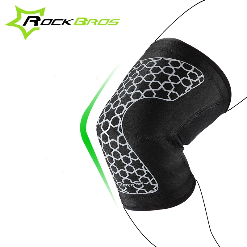 ROCKBROS 1 قطع في الهواء الطلق الرياضة منصات تشغيل الكرة الطائرة كرة السلة منصات الركبة رياضة الرياضة الركبة حامي دعم