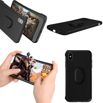 

PUBG Controller Mobile Phone Case For Iphone 7p/8p X XS XR XMAXWith Game Joystick Shooting Trigger PUBG Gamepad Controller Shell