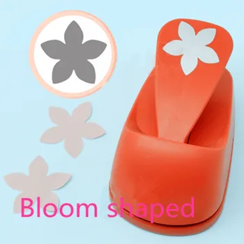 

Free Ship 2 inch big Bloom shape EVA foam hole punch handmade card/paper puncher DIY scrapbooking petal craft punch machine