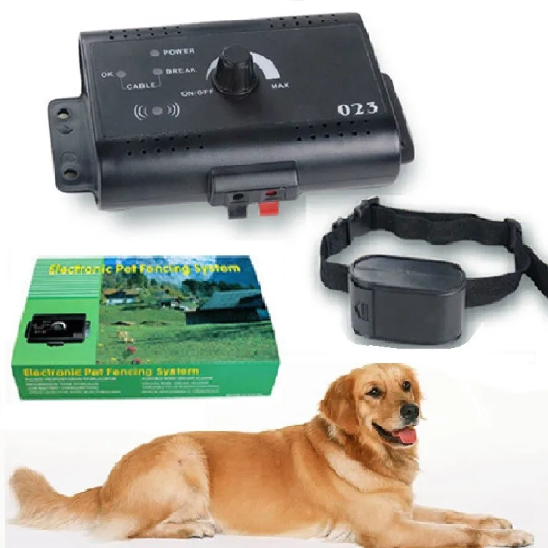Наружная подземная Беспроводная электронная система ограждения для домашних животных забор для собак ударный тренировочный ошейник 023 для 1 собаки
