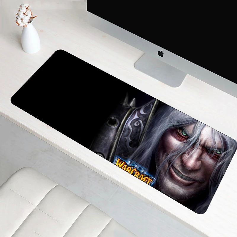 70x30 см XL Противоскользящий игровой коврик для мыши Warcraft III Frozen Throne большой коврик для мыши WOW украшение для геймера ноутбука коврик