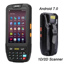 

Android 7.0 1d QR bluetooth android barcode scanner pda Industrial Rugged Handheld Data Collector 2D Laser Barcode Scanner