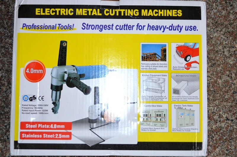 New Portable Metal Electric Nibblers Electric Metal Shear Heavy Duty Cutter 220V