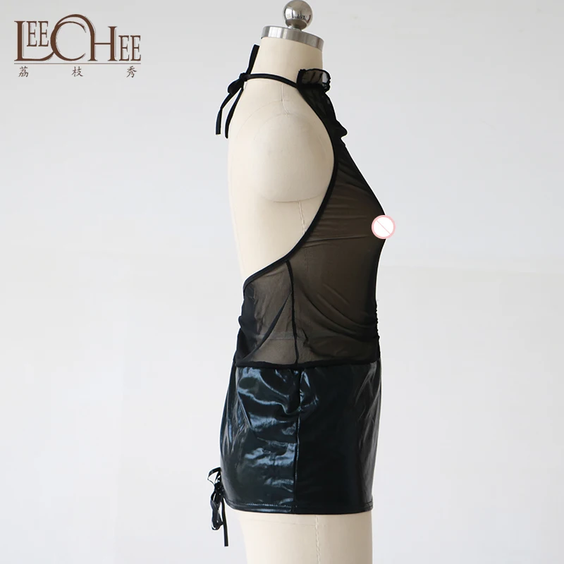Leechee Y016 женское сексуальное нижнее белье PY кожа чистая пряжа прозрачное без косточек эротическое искушение нижнее белье порно костюмы ночной клуб