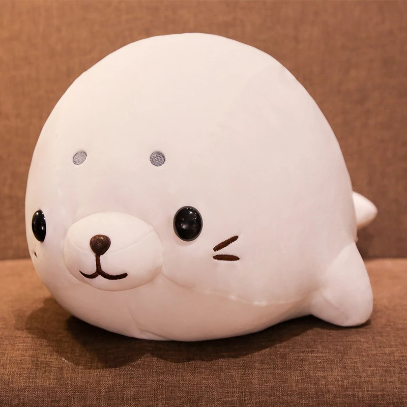 

50/60CM soft seal filled marine animal plush toy doll pillow, cute sea lion doll, birthday gift for boys and girls