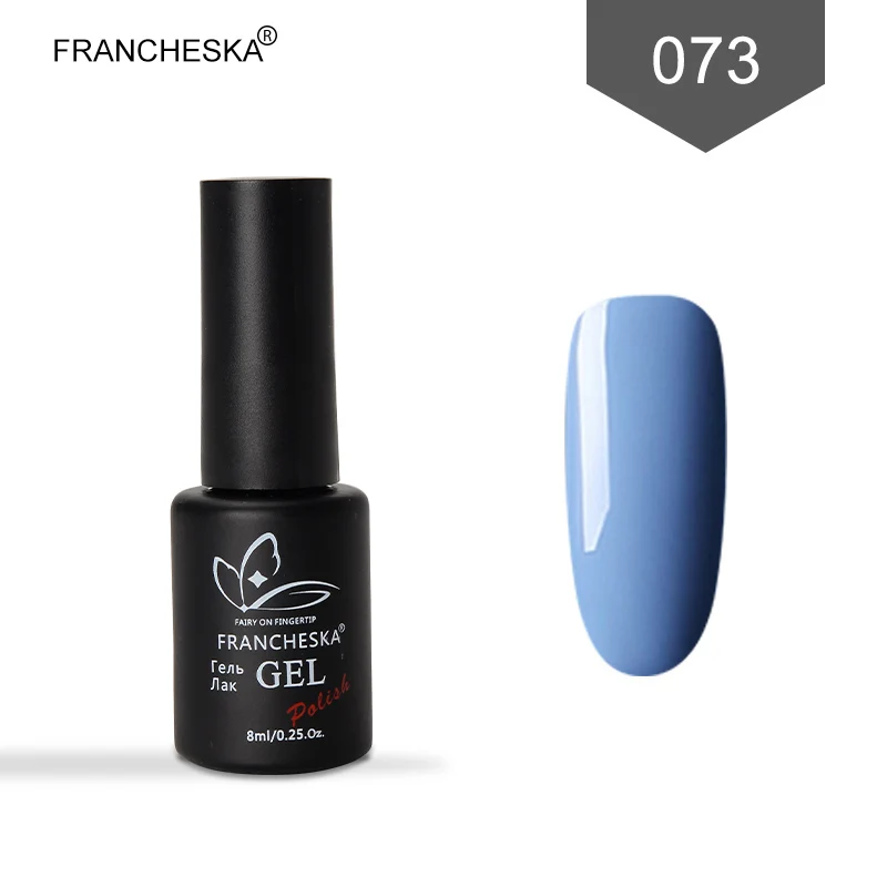 Francheska Гель-лак для ногтей праймер резиновая основа Топ строитель ногтей латекс aceite кутикулы не протирать верхнее покрытие huile Маникюр brillo - Цвет: gel polish -73