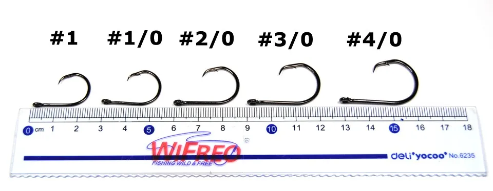 [20 шт.] Встроенный круглый крючок для рыбалки из высокоуглеродистой стали Морской рыболовный крючок#1 1/0 2/0 3/0 4/0 5/0 6/0 7/0 8/0 [YG8209]