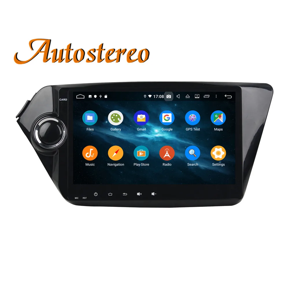 Top Android 9 Max 64GB Car DVD Player GPS navigation For Kia K2 RIO 2010-2017 head unit multimedia player radio tape recorder stereo 7