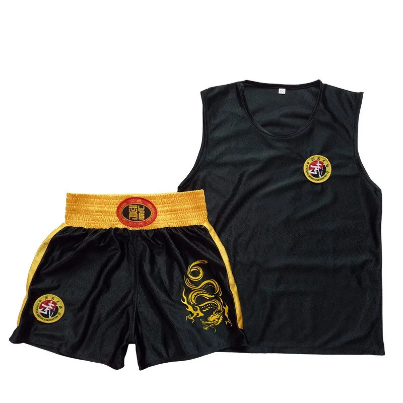 Boxing Shorts MMA Fight Grappling Short Polyester Kick Gel Boxing Sanda