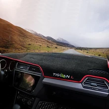 Для Volkswagen Tiguan L Солнцезащитная Накладка коврик для приборной панели коврик для салона автомобиля центральная консоль
