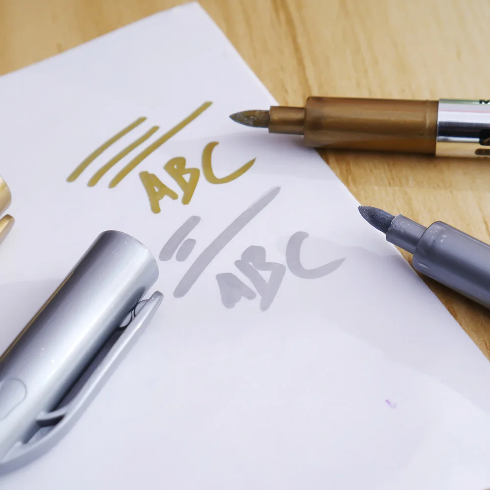 Новое поступление DIY металлический водонепроницаемый маркер с перманентной краской ручки манга маркеры для рисования для студентов канцелярские принадлежности Школьные принадлежности