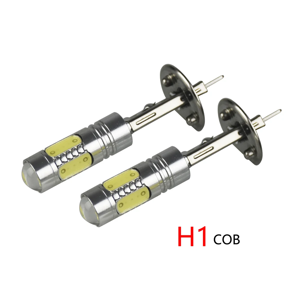 2pcs H1 LED Bulbs Auto car lights 12V White 7.5W High Power Fog Lights