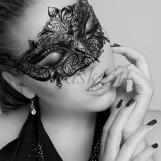 High Quality Metal Masquerade masks Elegant METAL MASK Metal Laser Cut