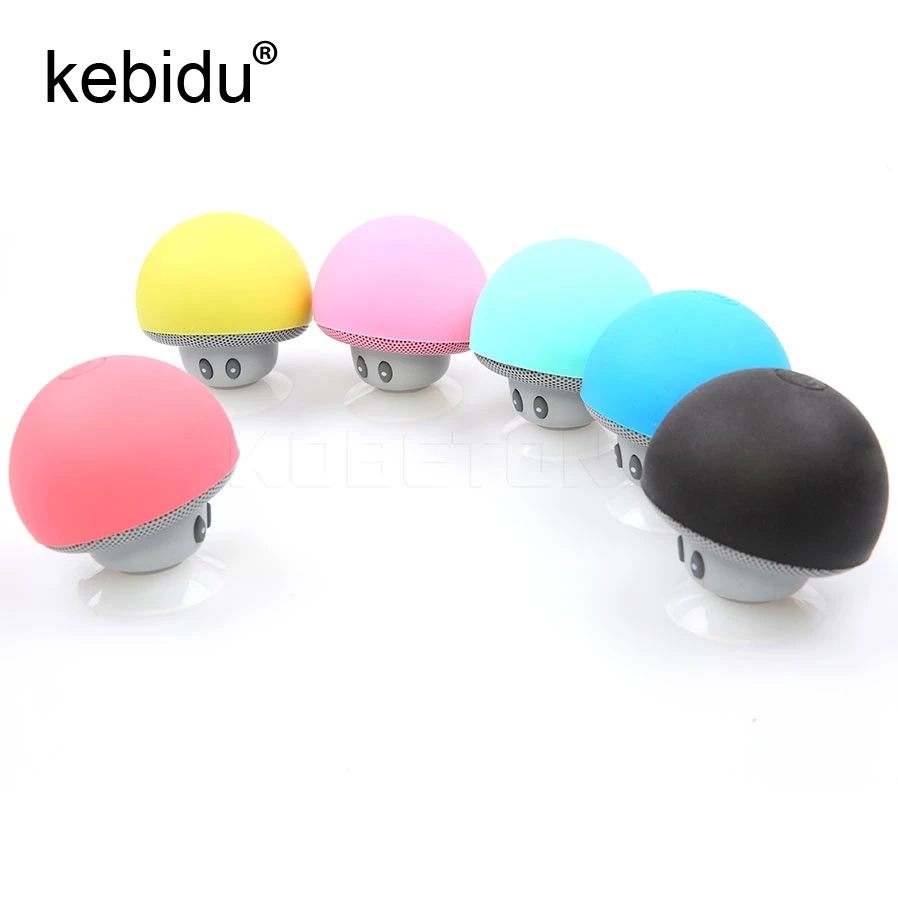 

Mini Wireless Bluetooth Speaker Handsfree Sucker Cup Colorful Audio Receiver Music Stereo Subwoofer USB For Android IOS PC