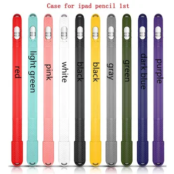 

Silicone Cover Cap Holder Sleeve Skin Protective Case for Apple iPad Pro 9.7 10.5 12.9 Pencil