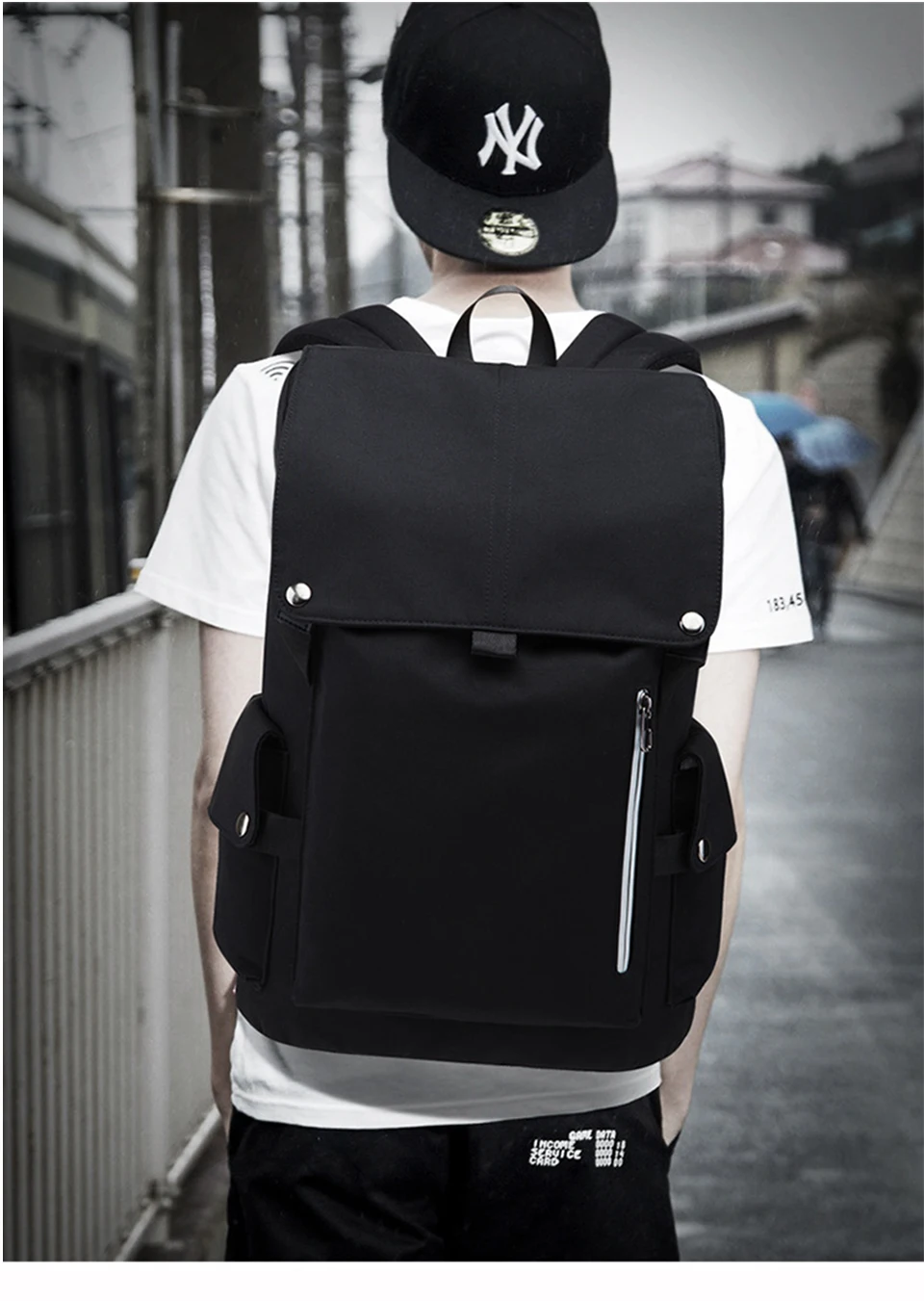 Mens Backpack Laptop Backpacks 17 Inch 15.6 Waterproof Mochila Black Women Backpacking USB Charging Student Travel Large Bagpack (19)