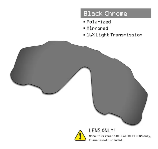 SmartVLT поляризованные Сменные линзы для солнцезащитных очков Окли Jawbreaker-несколько вариантов - Цвет линз: Black Chrome