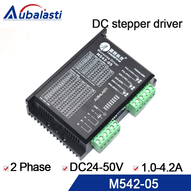 

leadshine 2phase stepper Drive 42 57 stepper motor reser M542-05 drive input voltage dc20-50v