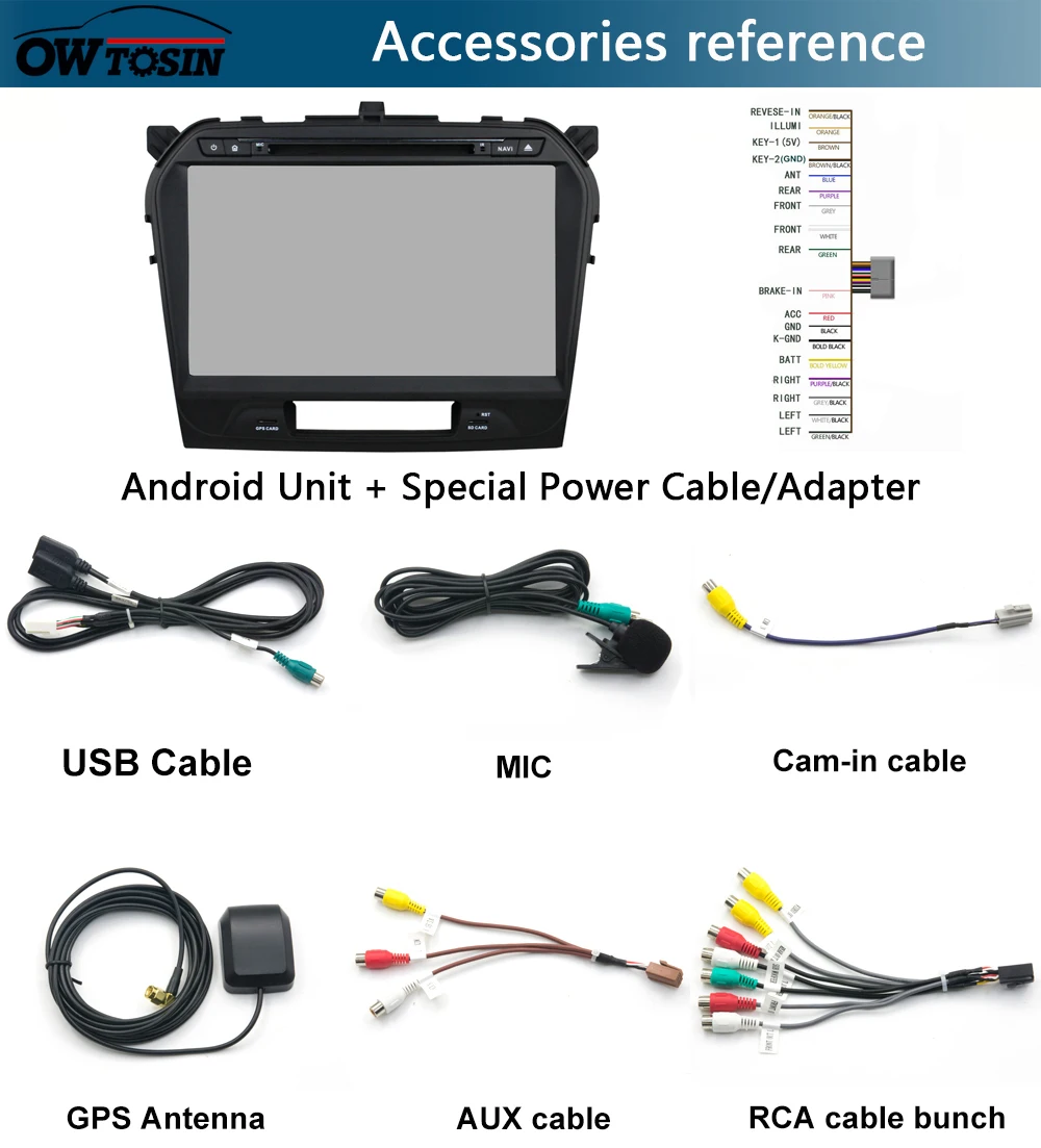 10," ips 1920*1080 8 ядер 4 Гб ОЗУ+ 64 Гб ПЗУ Android 9,0 автомобильный dvd-плеер для Suzuki Vitara DSP радио gps Parrot BT Adas