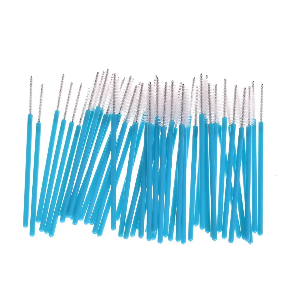 

50pcs/lot Disposable Silicone Head Mascara Wands Eyelash Applicator Individual Applicator Women Makeup Tool
