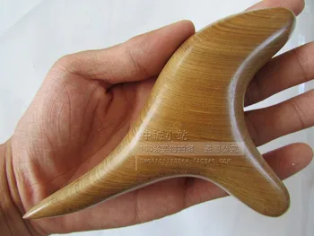 

free shipping acupuncture massage rod acupuncture point rod Foot massage tool camphor wood triangle bird foot massage device