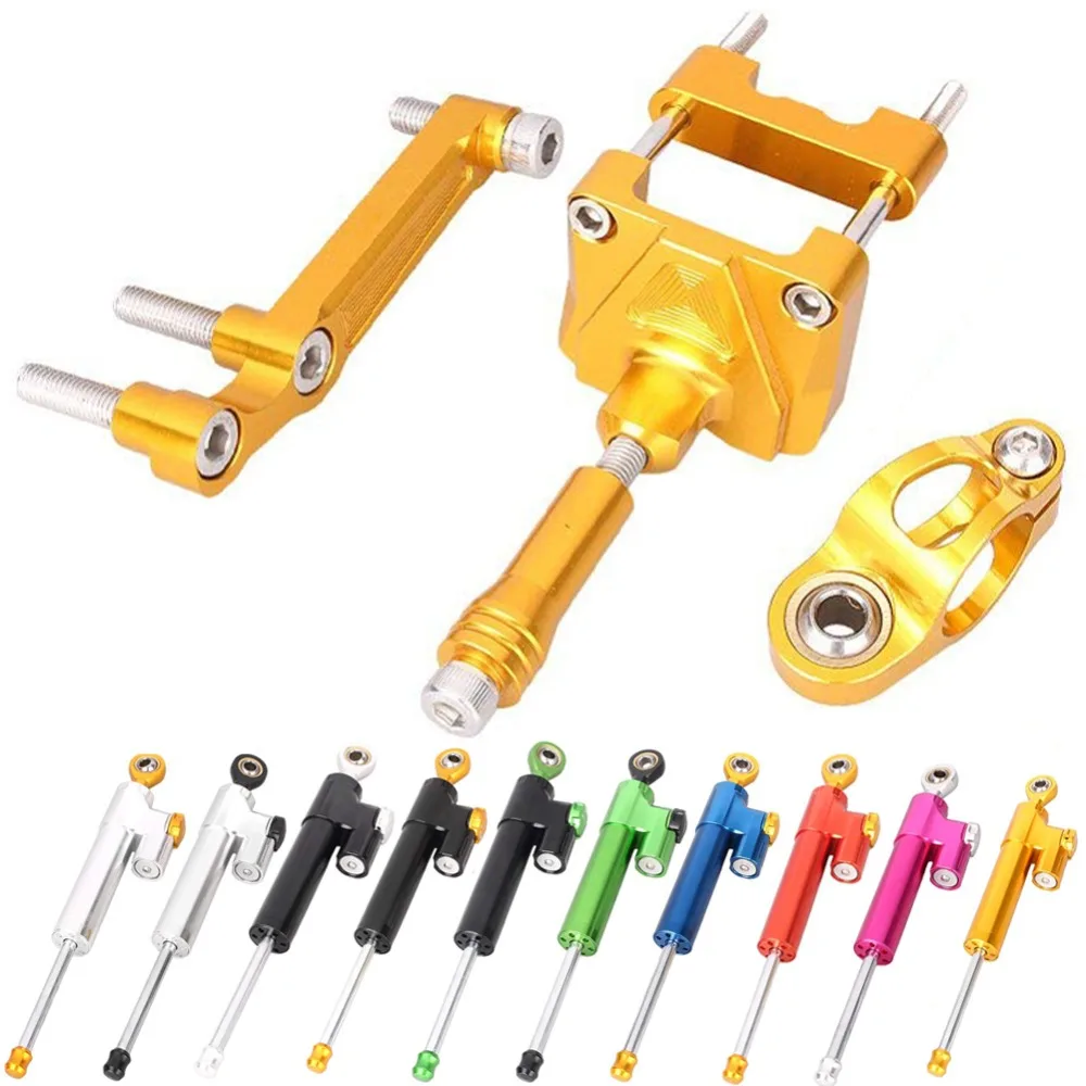 

CNC Steering Damper Stabilizer Bracket for Kawasaki Ninja 250R EX250 2008 2009 2010 2011 2012