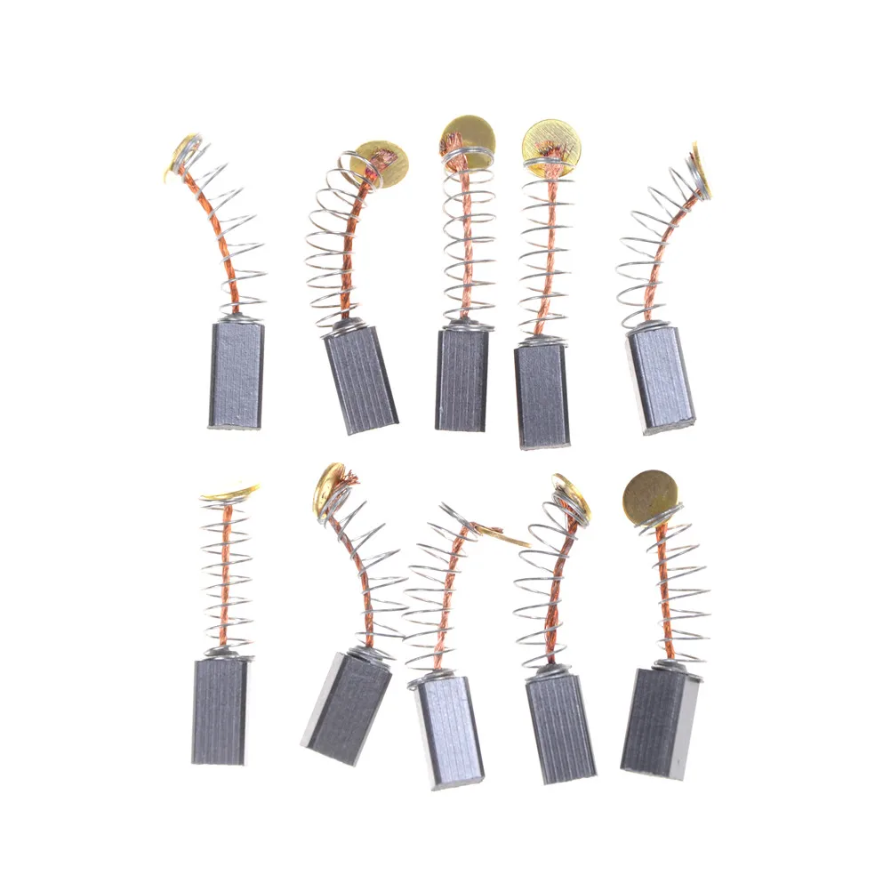 10Pcs Mini Drill Electric Grinder Replacement Carbon Brushes Spare Parts For Motors Rotary Tool 4 Sizes | Инструменты