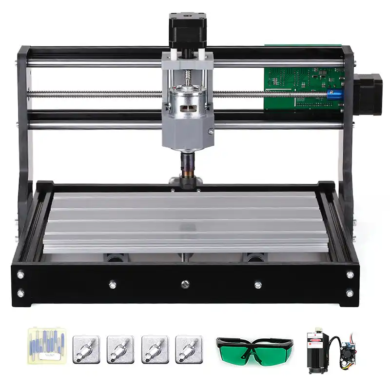 Mini Máquina Cnc Cnc3018 Pro Diy Fresadora De Grabado Láser Para Metal Fresadora De 3 Ejes Enrutador De Madera Pcb Grabadora Láser Fresadoras Para Madera Aliexpress