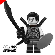 100 шт. PG1009 La Vermine Le Wei Serpent Bronk Zane Blocs de conконструкция Briques Enfants Jouets pg8055