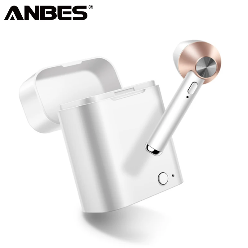

ANBES D012 TWS wireless in-ear bluetooth 5.0 earphones Stereo Mini Earbud Headsets With Charging Box For All tablet Smart phones