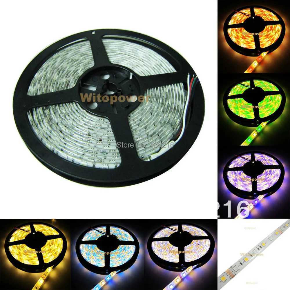 5050 RGB WARM White RGBW LED Strip Light 5M 300 LEDs EPOXY Waterproof 24V DC | Лампы и освещение