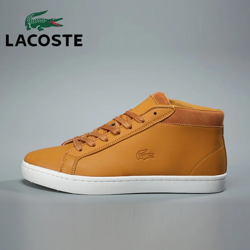 Lacoste Retro Men Skateboarding Shoes Men Sneakers For Men's Lightweight Leather Breathable Running Shoes mens Walking Sneakers