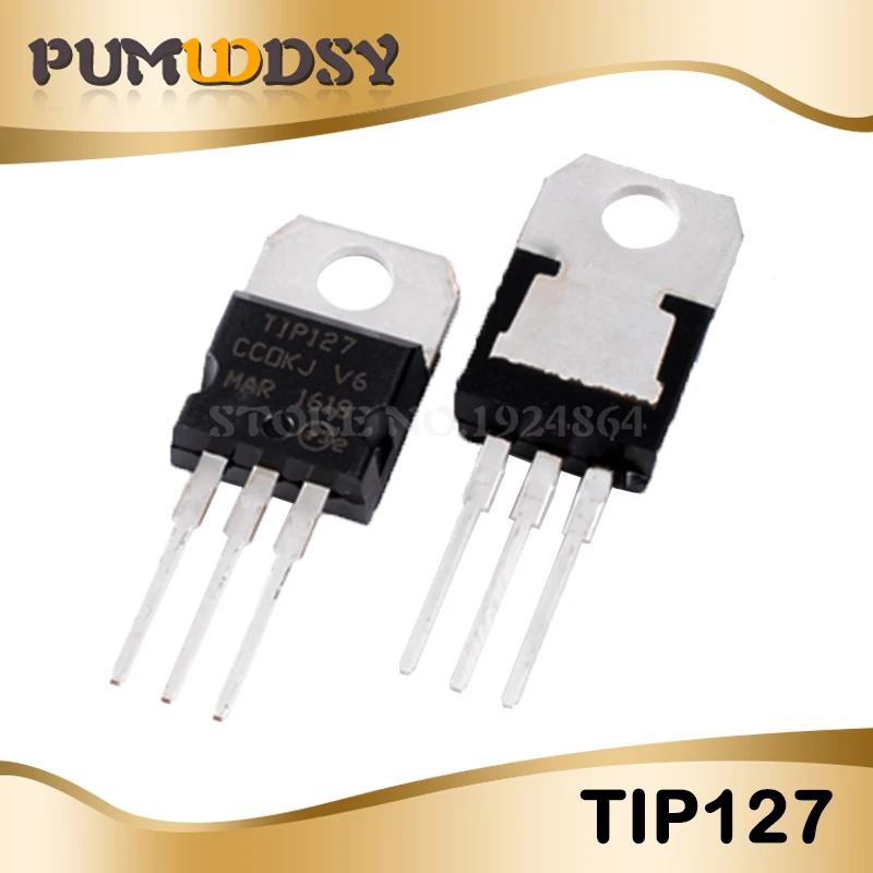 TIP127 10 шт. TIP102 TIP120 TIP122 TIP127 TIP142 TIP147 LM317T IRF3205 транзистор TIP142T TIP147T-220 IC - Цвет: TIP127