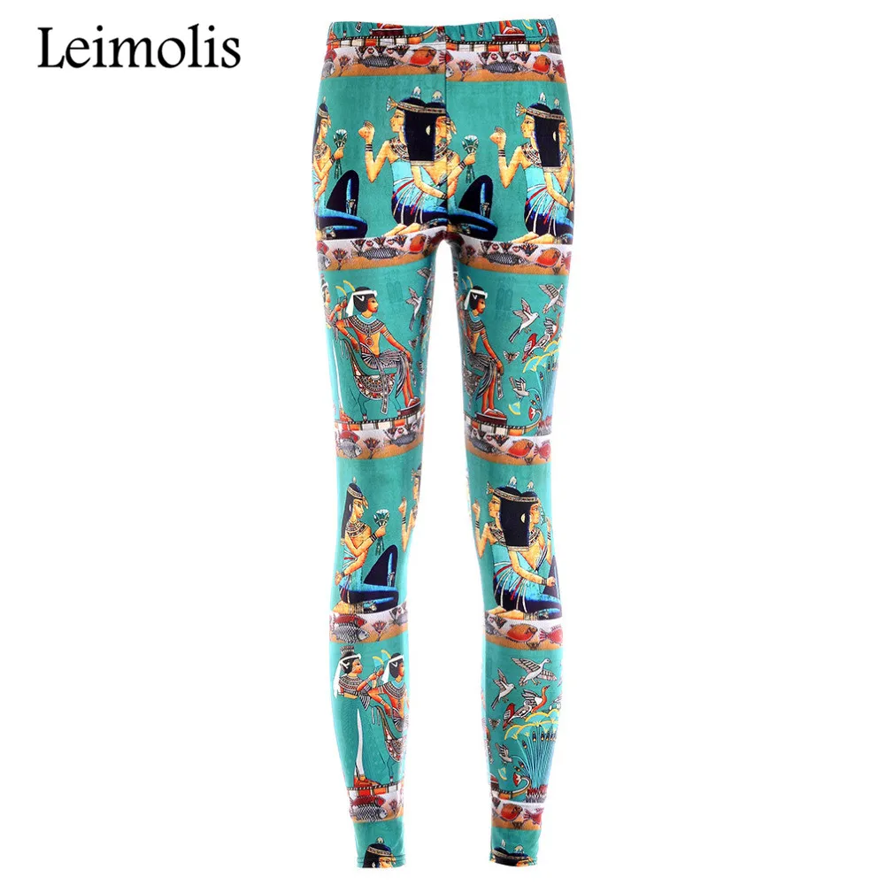 

Spring Tenths adventure time punk rock hara u black milk push up fitness sexy 3d print Egypt Totems women leggings sports