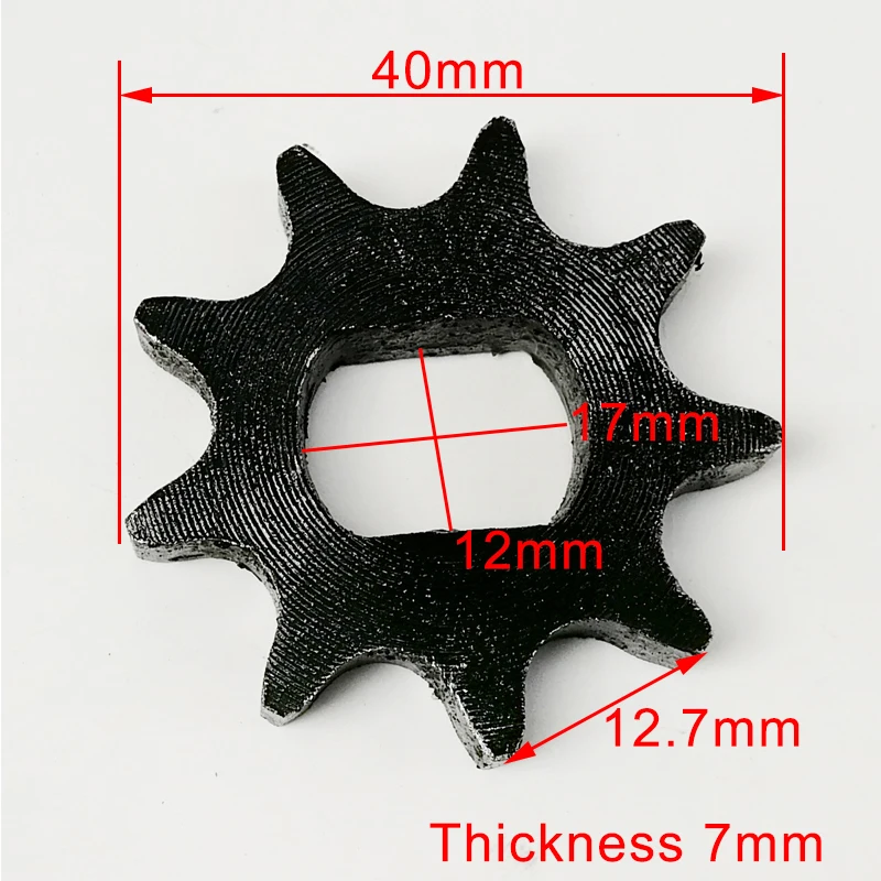 9 Teeth Sprocket Pinion Gear Fit 428 Chain Unite Motor 1418zxf 1020 1120 Electric Scooter