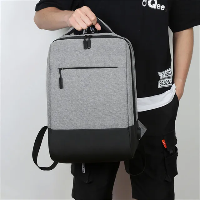 US $17.99 Business Men's Backpack Fashion Female Student Bag Large Capacity Computer Travel Sports Bag High S