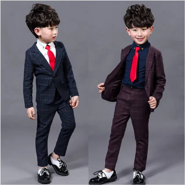 Meninos Ternos Para Casamentos CrianÃ§as Jaqueta + CalÃ§a