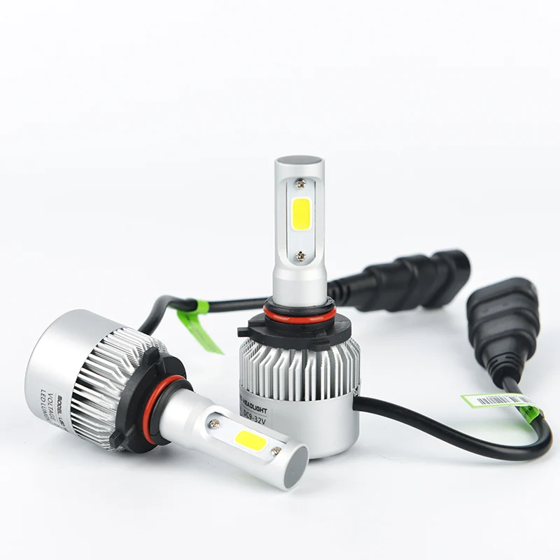 LDDCZENGHUITEC H4 H7 H11 9005 9006 H13 Автомобильные светодиодные лампы для фар 80 Вт 8000LM COB чипы
