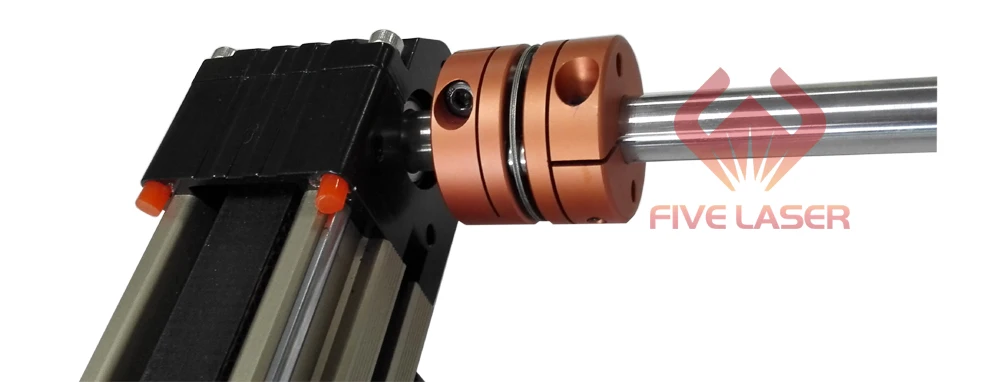 coupling and linear guide for laser motion kit