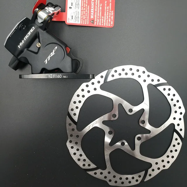 TRP HY/RD Flat Mount Cable-Actuated Hydraulic Disc Brake set Front & Rear 160mm 