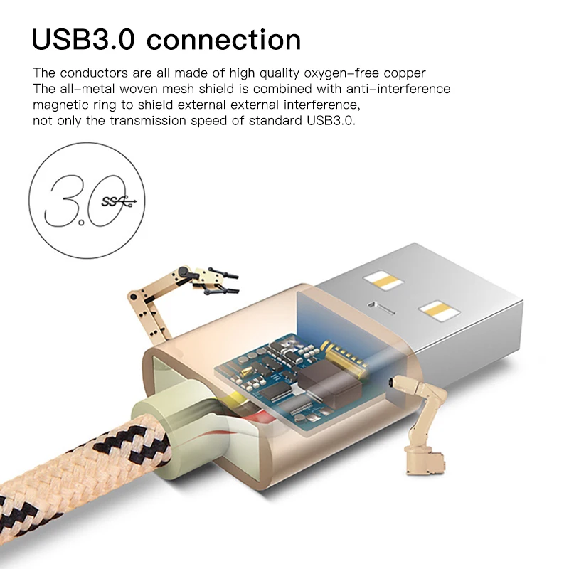 ACCEZZ usb type-C кабель для samsung S9 S8 Xiaomi Redmi Note 7 huawei P10 P20 Синхронизация данных Быстрая зарядка зарядное устройство USBC type-C кабели