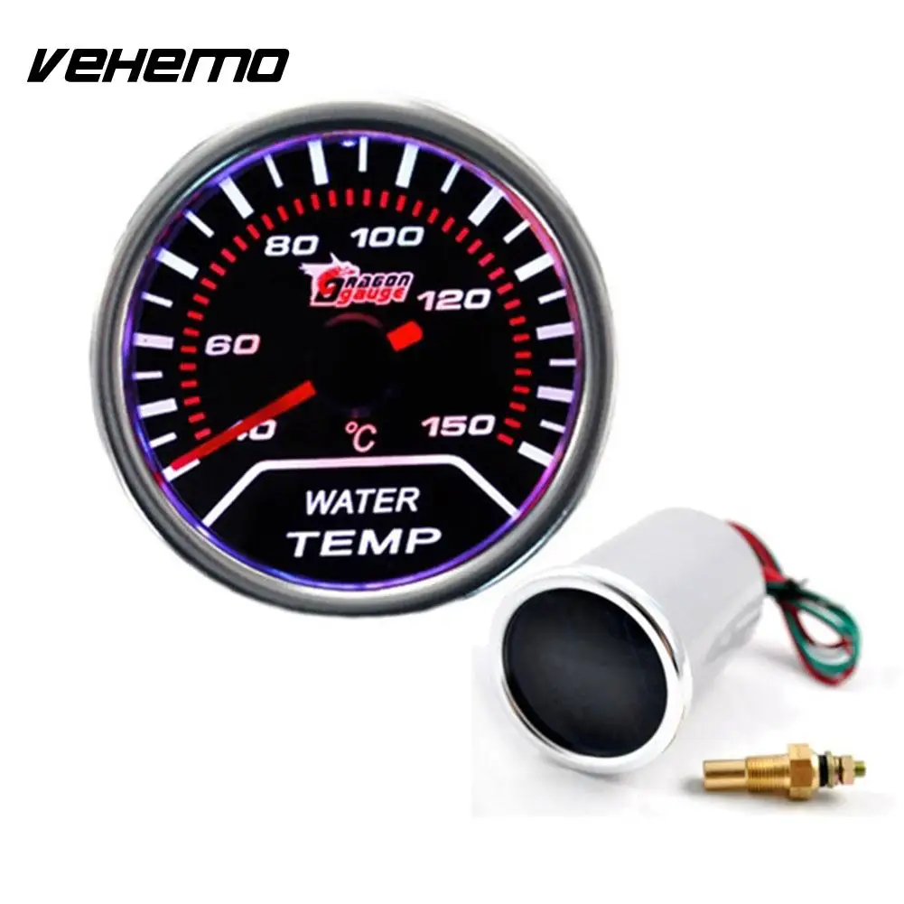 Красный указатель Температура воды датчик Универсальный Motormeter приборной панели