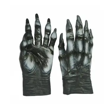 

Halloween Scary Wolf Gloves Cosplay Latex Gloves Costume Accessory