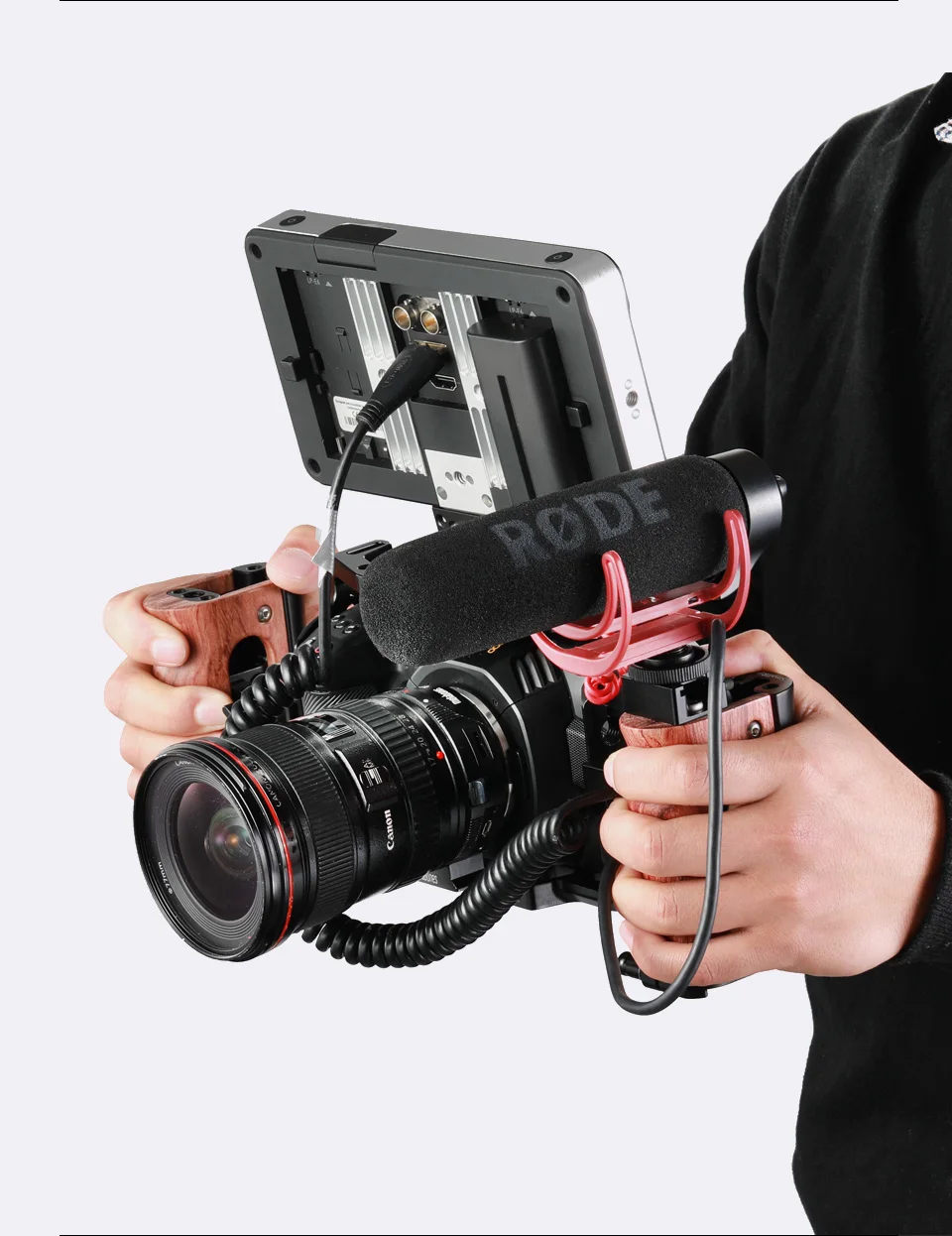 SmallRig для Blackmagic дизайнерская карманная Кинокамера 4K DSLR камера NATO ручка для BMPCC 4K BMPCC 6K и для samsung T5 SSD 2270