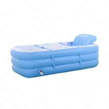 Семейная ванна для взрослых, плюс размер, надувная теплая Складная Ванна, Паровая, двойное использование, бочка, пластиковая утолщенная нижняя, Gonflable Spa