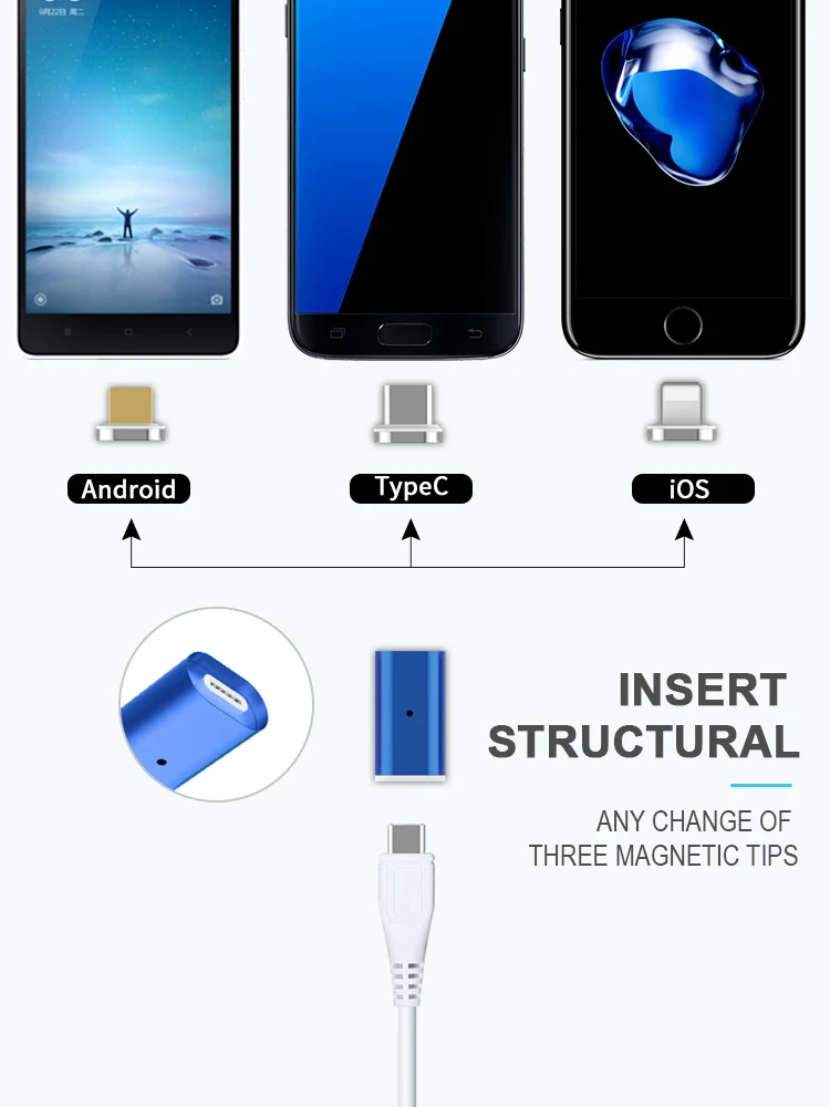 GREENPORT Micro Usb адаптер магнитное зарядное устройство Тип C конвертер для samsung iPhone Xiaomi huawei телефон зарядное устройство Кабельный разъем