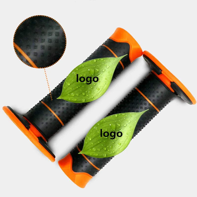 motorcycle Handle Pitbike Handlebar Grip orange Hand Grips for Kawasaki VERSYS 650cc ZG1000 CONCOURS ZRX1100 1200 ZX1100 ZX11